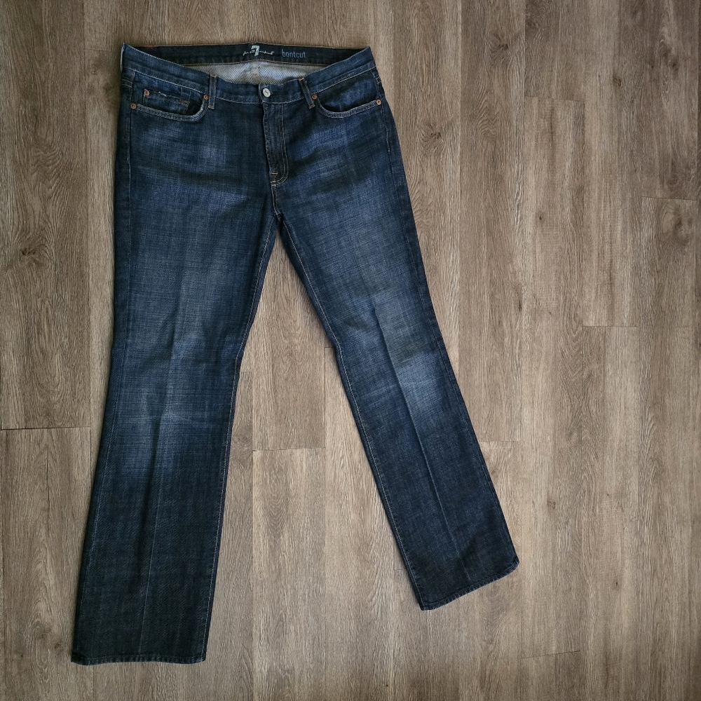 7 For All Mankind Indigo Bootcut Jeans